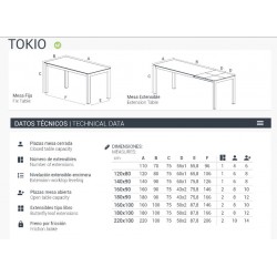 Mesa Tokio Porcelánico