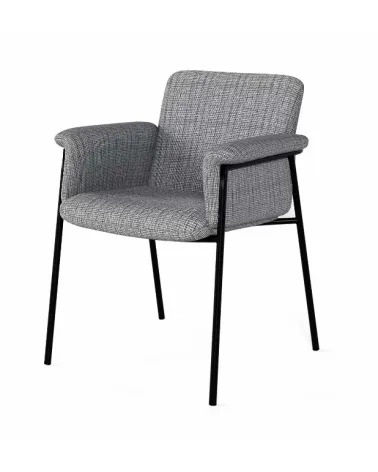 Silla Carolyn Gris Claro