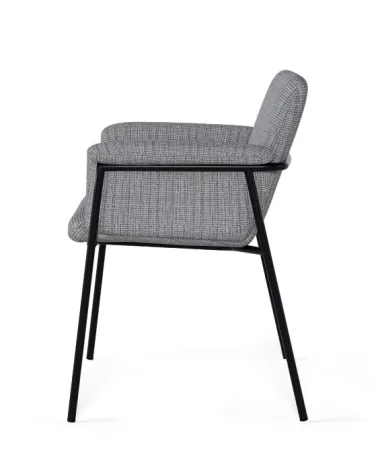 Silla Carolyn Gris Claro