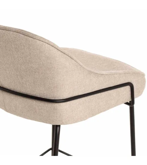 Taburete Louis Beige