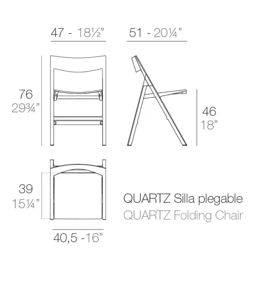 Silla Plegable Quartz