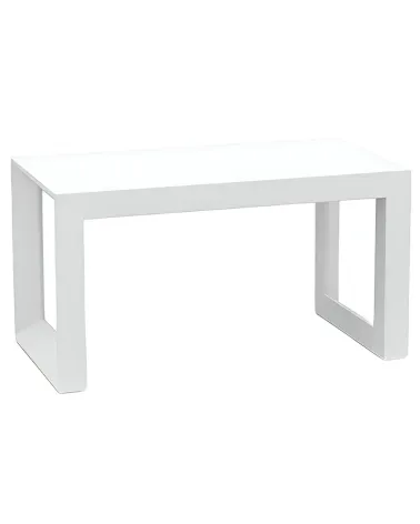 Banco Frame en acabado Basic Blanco, imagen de estudio.