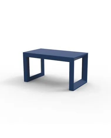 Banco Frame en acabado Lacado Blue, imagen de estudio.
