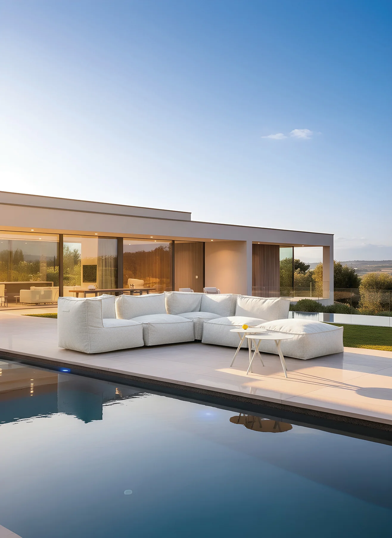 Proyecto residencial con muebles de exterior de Arkimueble